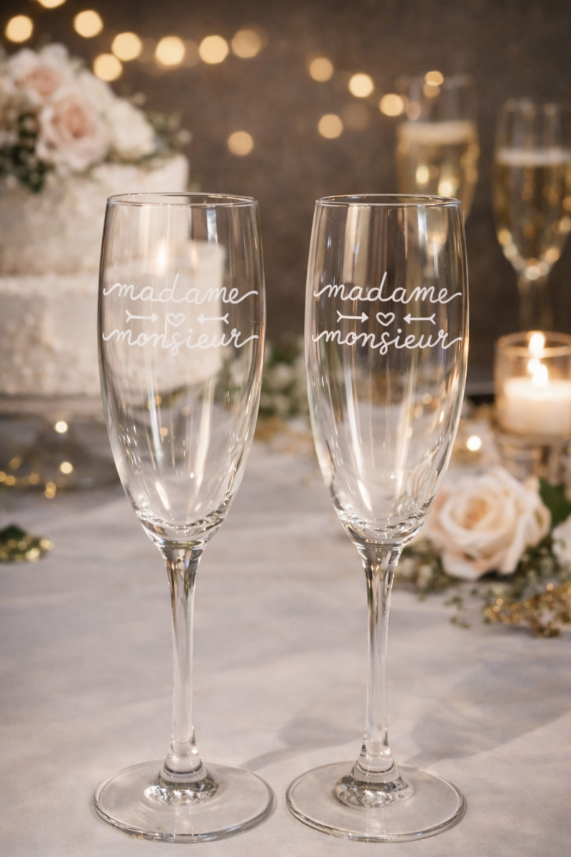 Flûtes à champagne mariage