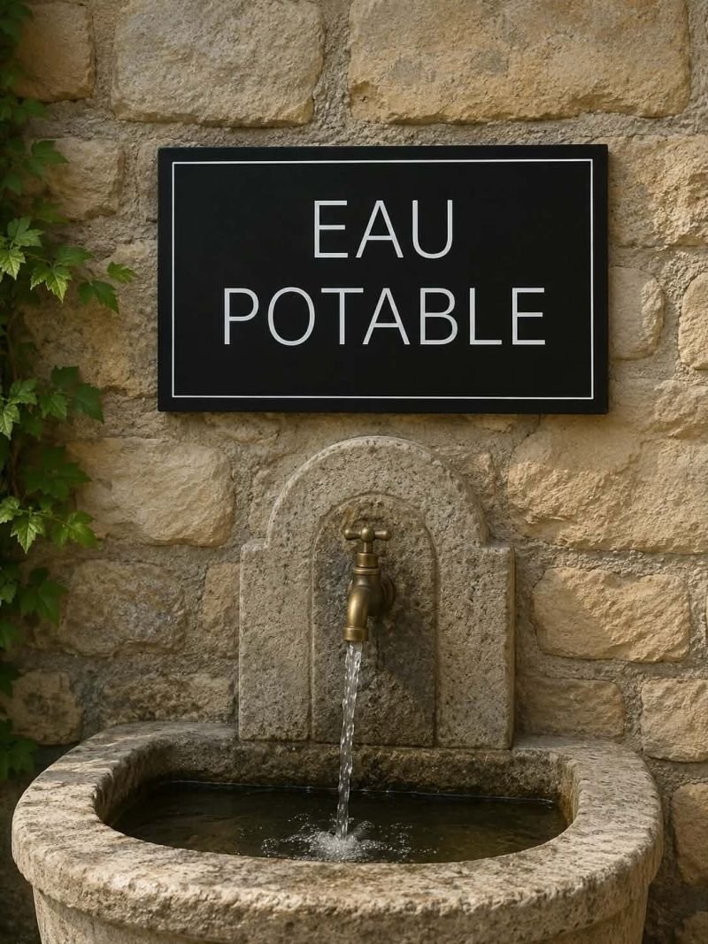 Panneau EAU POTABLE