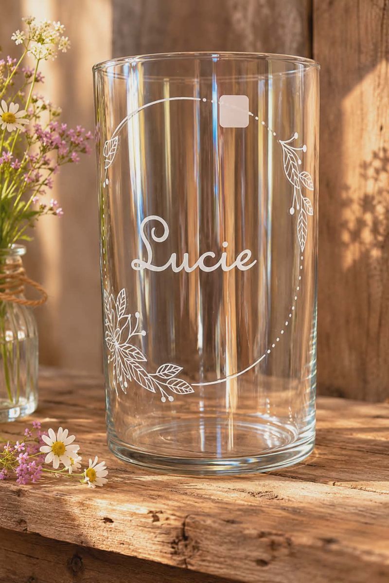 Vase fleur inspiration lotus